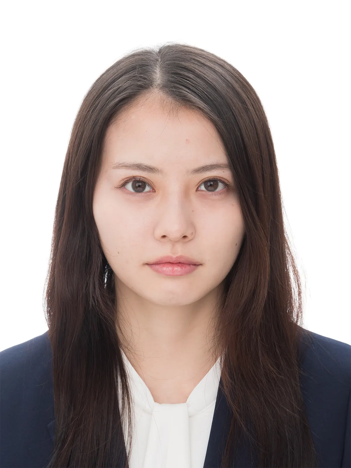 転職証明写真ビフォー