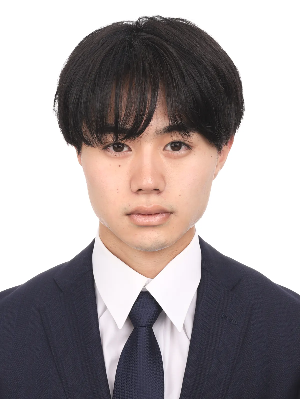 転職証明写真ビフォー