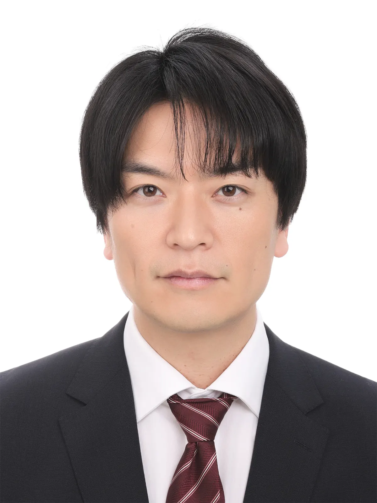転職証明写真ビフォー