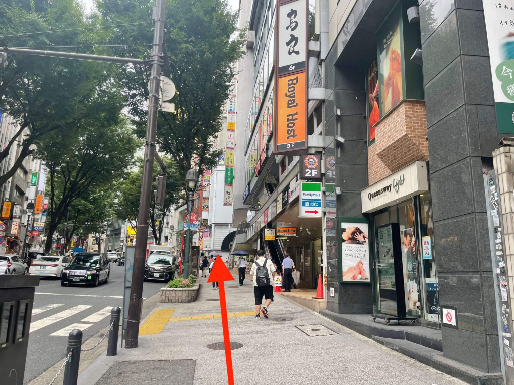渋谷新店行き方2